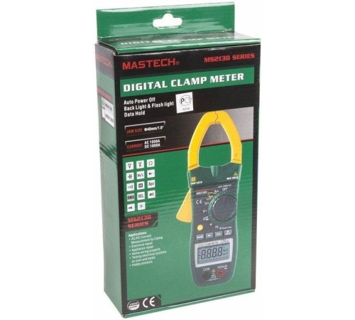 Клещи токоизмерительные Mastech MS2138 Клещи токоизмерительные Mastech MS2138