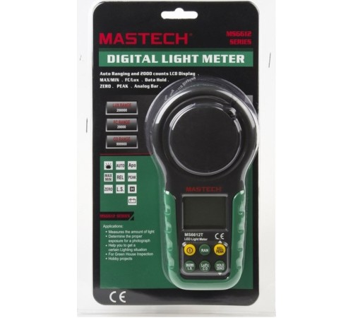 Люксметр Mastech MS6612T Люксметр Mastech MS6612T