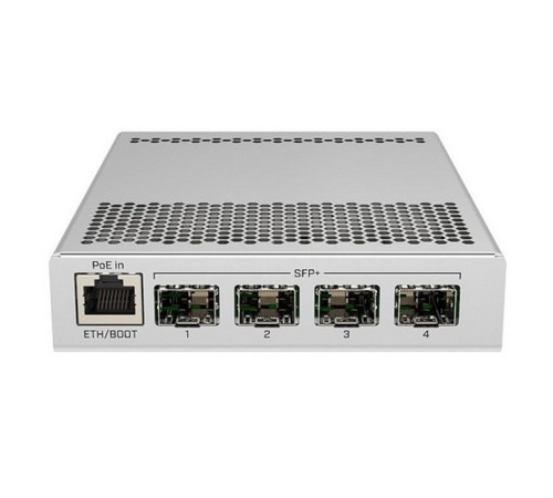 Коммутатор MikroTik Cloud Router Switch 305-1G-4S+IN with 800MHz CPU, 512MB RAM, 1xGigabit LAN, 4 x SFP+ cages, RouterOS L5 or SwitchOS (dual boot), metallic desktop case, PSU (CRS305-1G-4S+IN) Коммутатор MikroTik Cloud Router Switch 305-1G-4S+IN with 800MHz CPU, 512MB RAM, 1xGigabit LAN, 4 x SFP+ cages, RouterOS L5 or SwitchOS (dual boot), metallic desktop case, PSU (CRS305-1G-4S+IN)