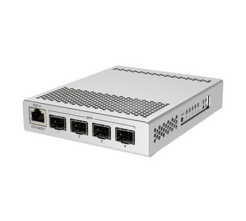 Коммутатор MikroTik Cloud Router Switch 305-1G-4S+IN with 800MHz CPU, 512MB RAM, 1xGigabit LAN, 4 x SFP+ cages, RouterOS L5 or SwitchOS (dual boot), metallic desktop case, PSU (CRS305-1G-4S+IN) Коммутатор MikroTik Cloud Router Switch 305-1G-4S+IN with 800MHz CPU, 512MB RAM, 1xGigabit LAN, 4 x SFP+ cages, RouterOS L5 or SwitchOS (dual boot), metallic desktop case, PSU (CRS305-1G-4S+IN)