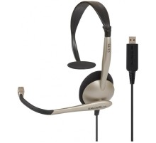 Наушники с микрофоном Koss CS-95-USB черный/золотистый 2.4м накладные USB оголовье (15116377)