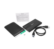 Внешний корпус 2.5" Gembird EE2-U3S-5, черный, USB 3.0, SATA, металл Gembird  {100}