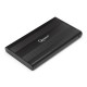 Внешний корпус 2.5" Gembird EE2-U3S-5, черный, USB 3.0, SATA, металл Gembird  {100}