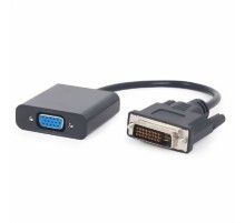 Cablexpert Переходник DVI-D-VGA Digital , 25M/15F, длина кабеля 0,2м, черный, пакет (A-DVID-VGAF-01)