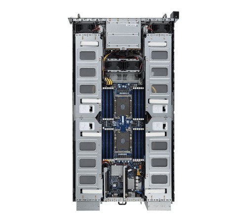 G291-2G0 (rev. 100) 2U 16x Single Slot GPU (Tesla T4 only), Dual Intel® Xeon® Scalable, 24x "RDIMM/LRDIMM DDR4, 2x 10Gb/s BASE-T (i550-AM), Aspeed AST2500, 8x 2.5" NVMe/SATA HS HDD/SSD, 2xPCIe Gen3 x16 LPHL, 2x2200W"
