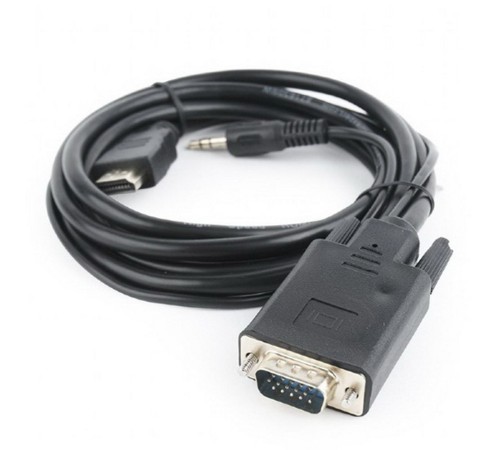 Cablexpert Кабель HDMI-VGA 19M/15M + 3.5Jack, 5м, черный, позол.разъемы, пакет (A-HDMI-VGA-03-5M) Cablexpert Кабель HDMI-VGA 19M/15M + 3.5Jack, 5м, черный, позол.разъемы, пакет (A-HDMI-VGA-03-5M)