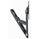 Кронштейн для телевизора Hama H-118110 черный 75"-75" макс.50кг настенный поворотно-выдвижной и наклонный