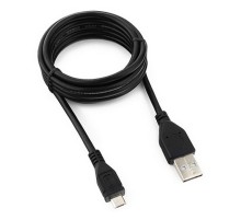 Кабель Cablexpert Кабель USB 2.0 Pro Cablexpert CCP-mUSB2-AMBM-1M AM/microBM 5P, 1м, экран, черный, пакет (082105)