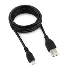 Кабель Cablexpert Кабель USB 2.0 Pro Cablexpert CCP-mUSB2-AMBM-1M AM/microBM 5P, 1м, экран, черный, пакет (082105)