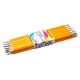 Карандаш ч/г Silwerhof Basic 120636-00 2мм HB шестигран. дерево карт.пер. ластик