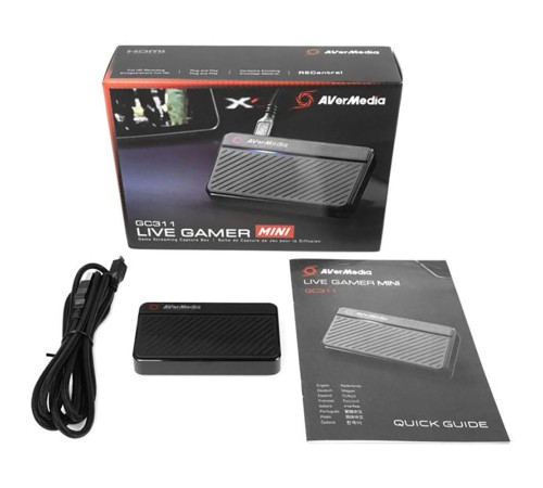 Устройство видеозахвата внешнее AVER Media Live Gamer MINI, RTL {20} (GC311) (679248) Устройство видеозахвата внешнее AVER Media Live Gamer MINI, RTL {20} (GC311) (679248)