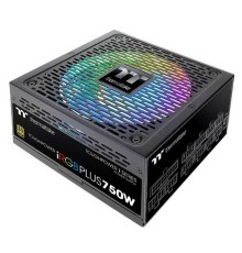 Блок питания Thermaltake ATX 750W Toughpower iRGB Plus 80+ gold (24+4+4pin) APFC 140mm fan color LED 9xSATA Cab Manag RTL