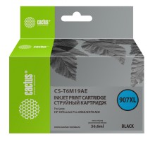 Картридж струйный Cactus CS-T6M19AE №907XL черный (56.6мл) для HP OJP 6950/6960/6970