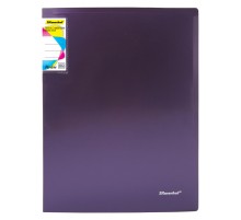 Папка с 60 прозр.вклад. Silwerhof Perlen 292961-73 A4 1мм карман сиреневый металлик