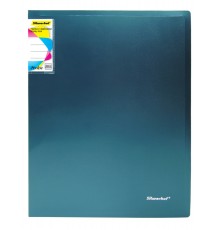 Папка с 60 прозр.вклад. Silwerhof Perlen 292961-75 A4 1мм карман зеленый металлик