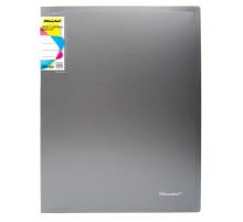 Папка с 80 прозр.вклад. Silwerhof Perlen 292981-77 A4 1мм карман серебристый металлик