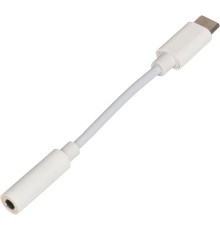 Переходник Buro BHP TPC-JCK Jack 3.5 (f)-USB Type-C (m) белый
