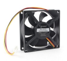 Вентилятор Gembird D8025HM-3 80x80x25, гидродинамический, 3 pin, провод 30 см {240}