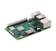 Raspberry Pi 3 Model B+ (RA433, E14 Version) Retail, 1GB RAM, Cortex-A53 (ARMv8) 64-bit SoC @ 1.4GHz Broadcom BCM2837B0 CPU, WiFi, Bluetooth, 40-pin extended GPIO, 4x USB 2.0, HDMI,  USB-microB Power разъем (RASP1925) (137-3331) RTL {96}, (640259)(442174