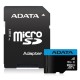 Карта памяти MICRO SDXC 128GB W/AD. AUSDX128GUICL10A1-RA1 ADATA