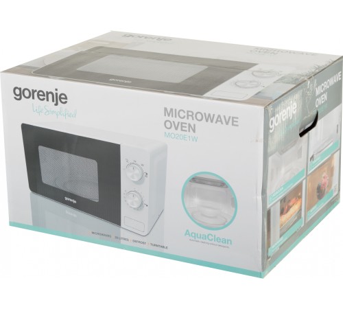Микроволновая Печь Gorenje MO20E1W 20л. 800Вт белый