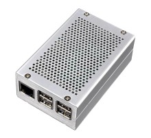 RA193   Корпус ACD Heat Dispersion Metal Aluminium Alloy Case for Raspberry Pi 3, Silver