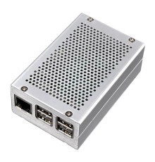 RA193   Корпус ACD Heat Dispersion Metal Aluminium Alloy Case for Raspberry Pi 3, Silver