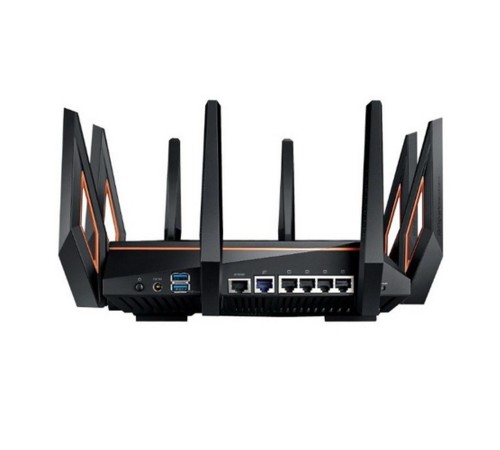 Роутер беспроводной Asus GT-AX11000 AX11000 10/100/1000BASE-TX/4G ready черный