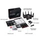 Роутер беспроводной Asus GT-AX11000 AX11000 10/100/1000BASE-TX/4G ready черный