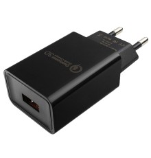 Адаптер питания Cablexpert MP3A-PC-17 QC3.0 5/9/12V 3A USBA Черный