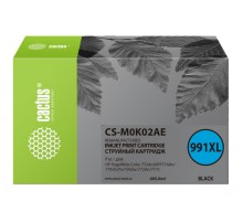 Картридж струйный Cactus CS-M0K02AE 991XL черный (465мл) для HP PageWide755dn;MFP774dn/779dn;Pro750dw/772dn