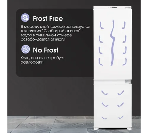 Встраиваемый Холодильник Zigmund & Shtain BR 08.1781 SX