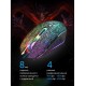 Мышь Defender Shock GM-110L черный оптическая (3200dpi) USB для ноутбука (5but)