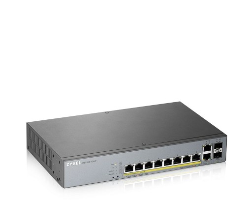 Коммутатор Zyxel NebulaFlex Pro GS1350-12HP-EU0101F 10G 2SFP 8PoE+ 130W управляемый
