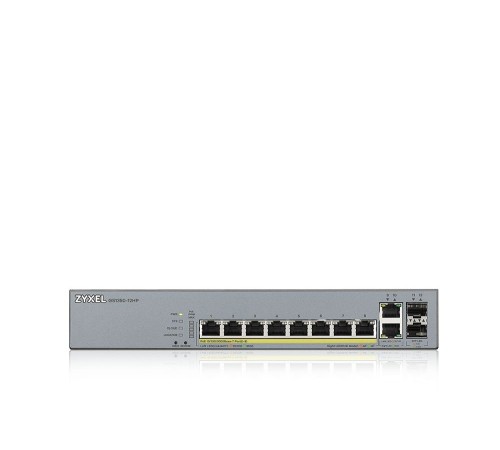 Коммутатор Zyxel NebulaFlex Pro GS1350-12HP-EU0101F 10G 2SFP 8PoE+ 130W управляемый