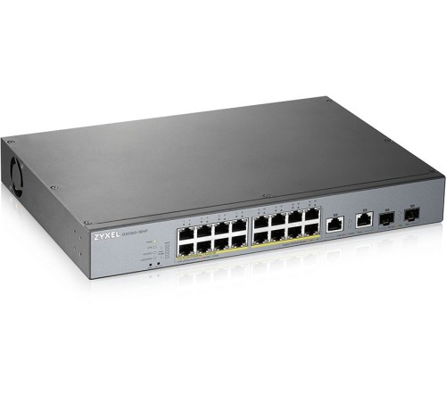 Коммутатор Zyxel NebulaFlex Pro GS1350-18HP-EU0101F 16G 16PoE+ 250W управляемый