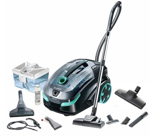 Пылесос моющий Thomas DryBOX Amfibia Family 1700Вт черный/голубой Пылесос моющий Thomas DryBOX Amfibia Family 1700Вт черный/голубой