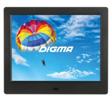 Фоторамка Digma 8" PF-843 IPS 1024x768 черный пластик ПДУ Видео