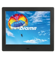 Фоторамка Digma 8" PF-843 IPS 1024x768 черный пластик ПДУ Видео