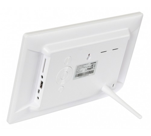 Фоторамка Digma 10.1" PF-1043 IPS 1280x800 белый пластик ПДУ Видео Фоторамка Digma 10.1" PF-1043 IPS 1280x800 белый пластик ПДУ Видео