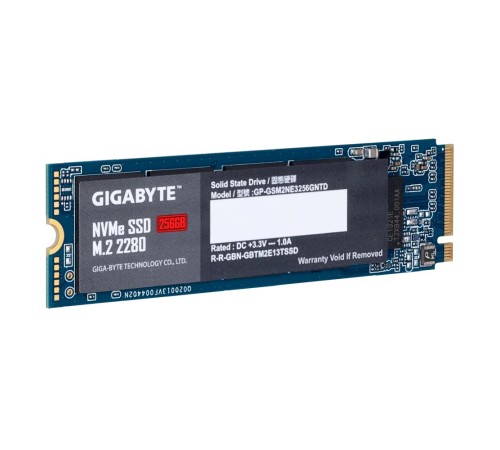 SSD жесткий диск M.2 2280 256GB GP-GSM2NE3256GNTD GIGABYTE