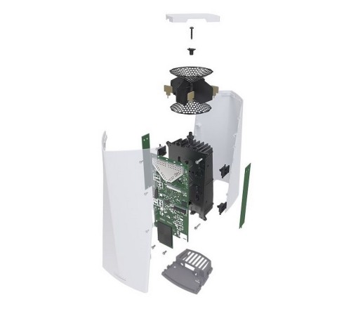 Точка доступа MikroTik Audience with 716MHz four core CPU, 256MB RAM, 2x Gigabit LAN, three wireless interfaces (built-in 2.4Ghz 802.11b/g/n two chain wireless with integrated antennas, built-in 5Ghz 802.11ac four (RBD25G-5HPacQD2HPnD)