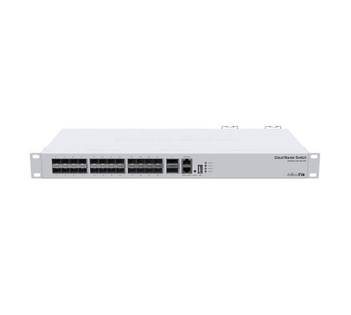 Коммутатор MikroTik CRS326-24S+2Q+RM 1x100Mb 24SFP+ управляемый Коммутатор MikroTik CRS326-24S+2Q+RM 1x100Mb 24SFP+ управляемый
