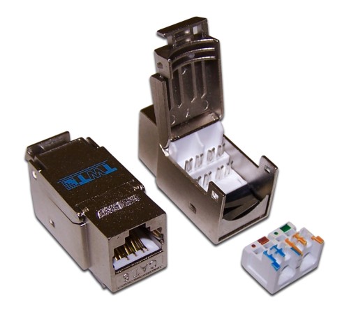 Модуль Lanmaster TWT-OK45STP/6-WH информ. KeystoneRJ45 кат.6 UTP бел. (упак.:1шт)