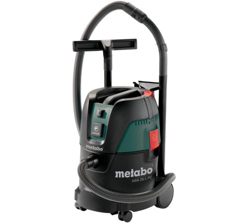 Строительный пылесос Metabo ASA 25 L PC 1250Вт (уборка: сухая/влажная) зеленый Строительный пылесос Metabo ASA 25 L PC 1250Вт (уборка: сухая/влажная) зеленый