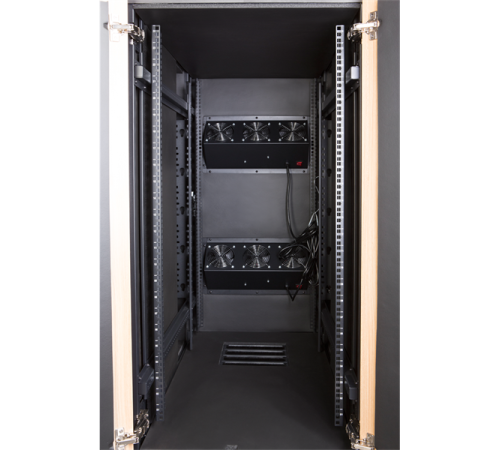 Шкаф коммутационный Lanmaster Soundproof (LAN-DC-CBSP-24U-WD) 24U 750x1130мм пер.дв. с шумоизол. без задн.дв. 2 бок.пан. 1000кг с вентилятором Шкаф коммутационный Lanmaster Soundproof (LAN-DC-CBSP-24U-WD) 24U 750x1130мм пер.дв. с шумоизол. без задн.дв. 2 бок.пан. 1000кг с вентилятором