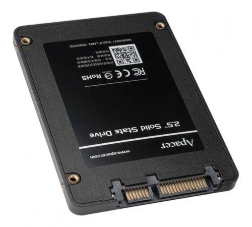 Твердотельный накопитель Apacer SSD PANTHER AS340 960Gb SATA 2.5" 7mm, R550/W520 Mb/s, IOPS 30/96K, MTBF 1.5M, 3D TLC, 560TBW, Retail (AP960GAS340G-1) (AP960GAS340G-1)