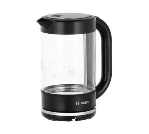 Чайник электрический Bosch TWK70B03 1.7л. 2400Вт черный (корпус: стекло)