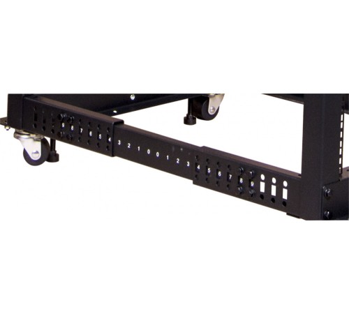 Полка выдвижная Lanmaster TWT-RACK2-S4-ADJ/45 1U нагр.:45кг. 19" черный (упак.:1шт)