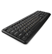 Клавиатура Gembird KB-8320U-BL, черный, USB, 104 клавиши